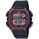 Reloj Casio Collection Digital Negro Rojo Resina Negra DW-291H-1BVEF
