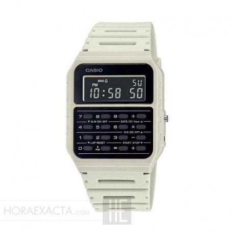 Reloj Casio Collection Vintage EDGY Calculadora Blanco CA-53WF-8BEF