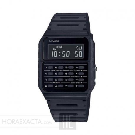 Reloj Casio Collection Vintage EDGY Calculadora Negro CA-53WF-1BEF