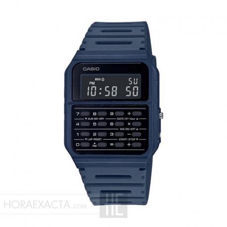 Reloj Casio Collection Vintage EDGY Calculadora Azul CA-53WF-2BEF