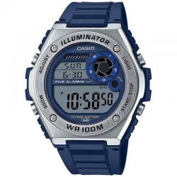 Reloj Casio Collection Digital Resina Azul MWD-100H-2AVEF