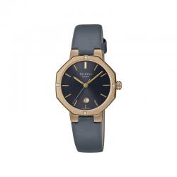 Reloj Casio Sheen PVD Oro Amarillo Piel Negro 33 mm. SHE-4533PGL-7AUER