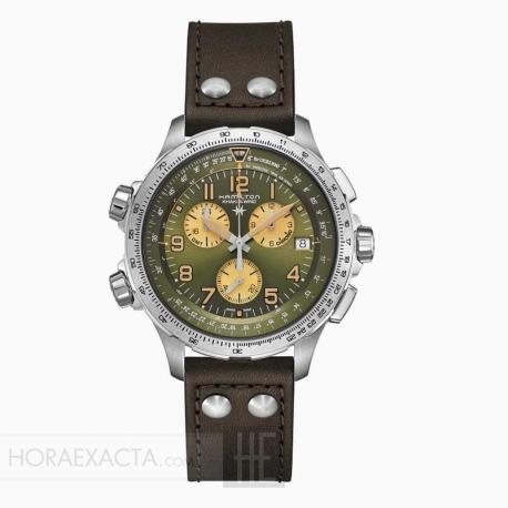 Reloj Hamilton KHAKI AVIATION X-WIND GMT CHRONO QUARTZ 46 mm . H77932560