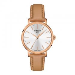 Reloj Tissot Everytime Lady PVD Oro Rosa Piel 34 mm. T143.210.36.011.00