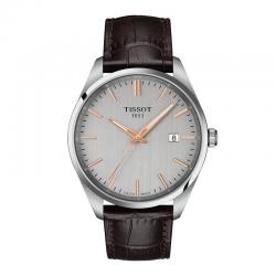 Reloj Tissot Everytime Gent Cuarzo Grís Plata Piel 40 mm. T150.410.16.031.00