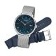 Reloj Mondaine DOPPIO COLLECTION - ACERO MATE (33MM). MLE.33110.SM