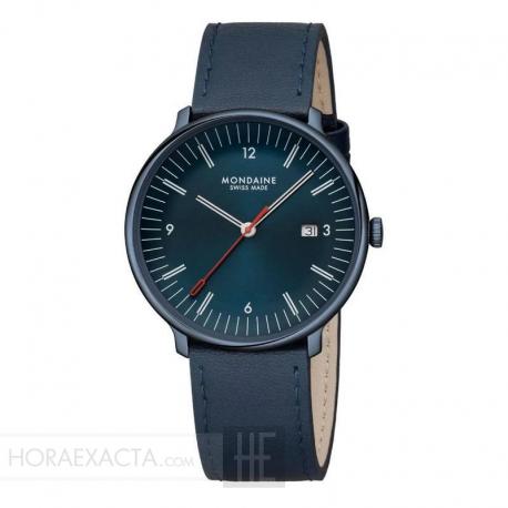 Reloj Mondaine DOPPIO COLLECTION - ACERO MATE (33MM). MLE.33110.SM