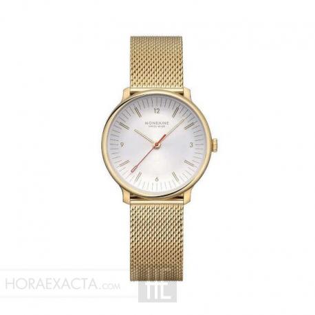 Reloj Mondaine DOPPIO COLLECTION - ACERO Chapado en Oro