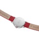 Reloj Mondaine Evo Petite Blanco Piel Roja 26 mm.